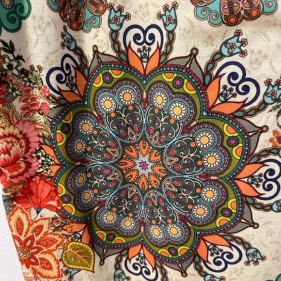 Adidas Farm Rio Floral Patchwork Midi Body-con Dress - Multicolor - Picture 6 of 7